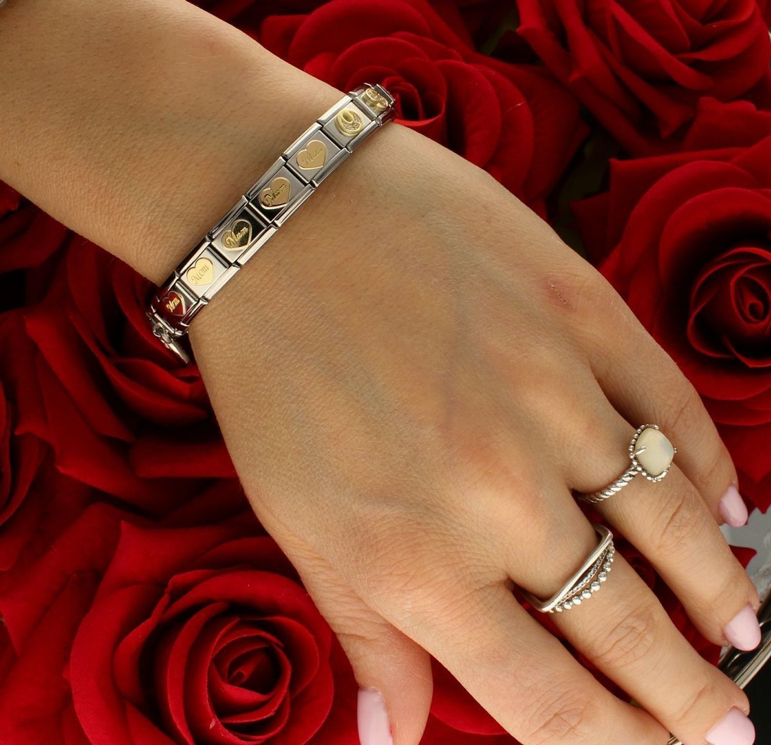 Nomination - Link 18K zawieszka złoto 'Mama' 030162 38 biżuteria nomination nomination zawieszki nomination baza.jpg